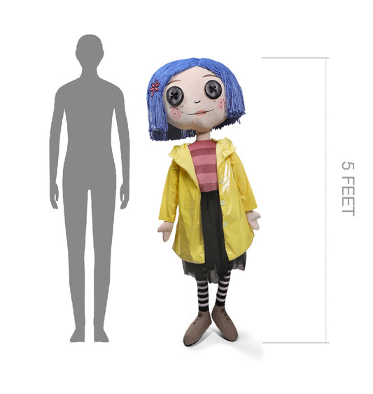 CORALINE 5FT LIFESIZE PLUSH WITH STAND