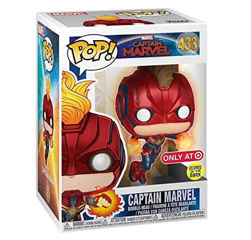 Funko Pop ! Marvel 433 Captain Marvel GITD