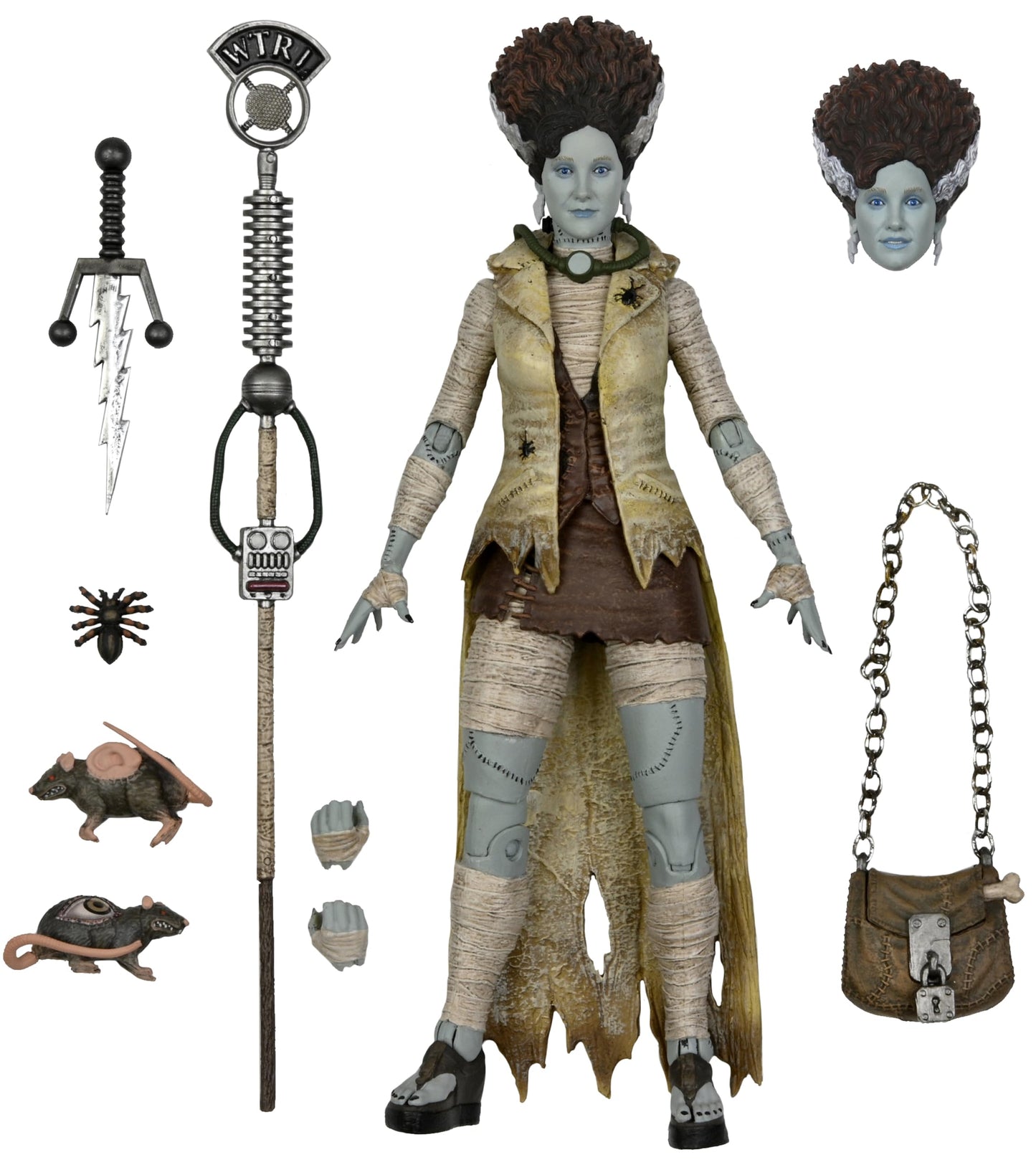 NECA - TMNT x Universal Monsters , April as bride of Frankenstein