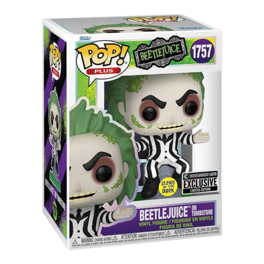 Funko Pop ! Movies 1757 Beetlejuice GITD EE EXC