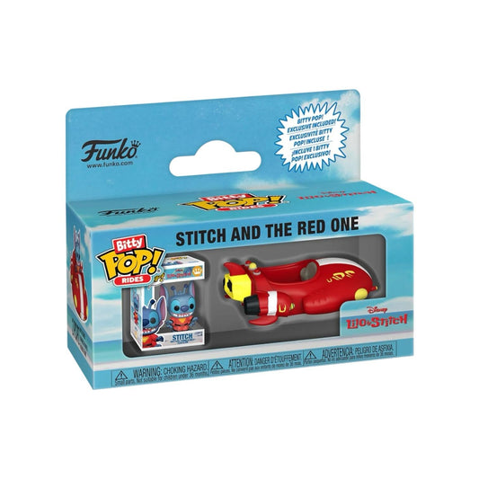 Funko Bitty Rides ! Stitch and The Red One