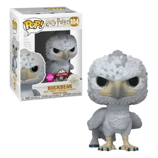 Funko Pop ! HP 104 Buckbeak .Flocked