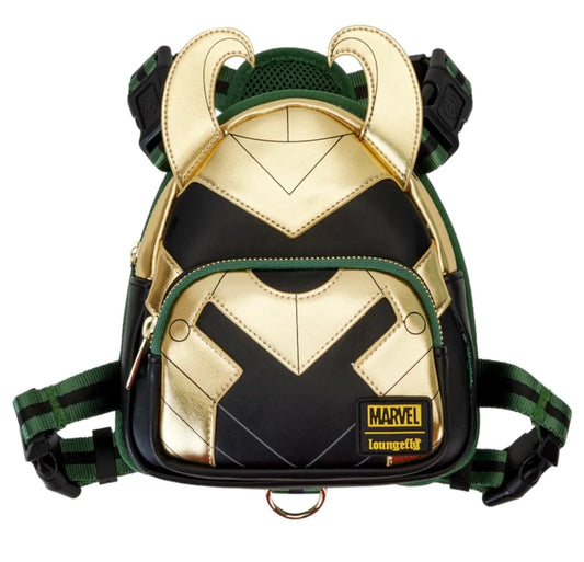 Loungefly Pets Marvel Loki Cosplay Dog Harness Large