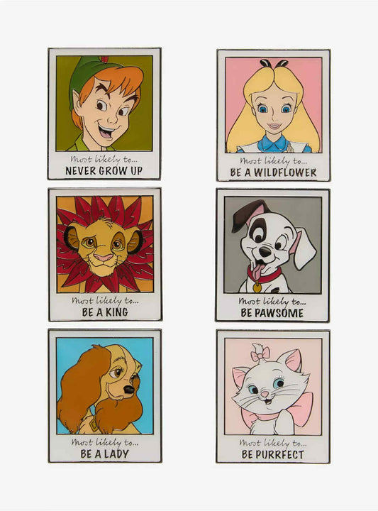 Loungefly Disney Yearbook Portrait Blind Box Enamel Pin