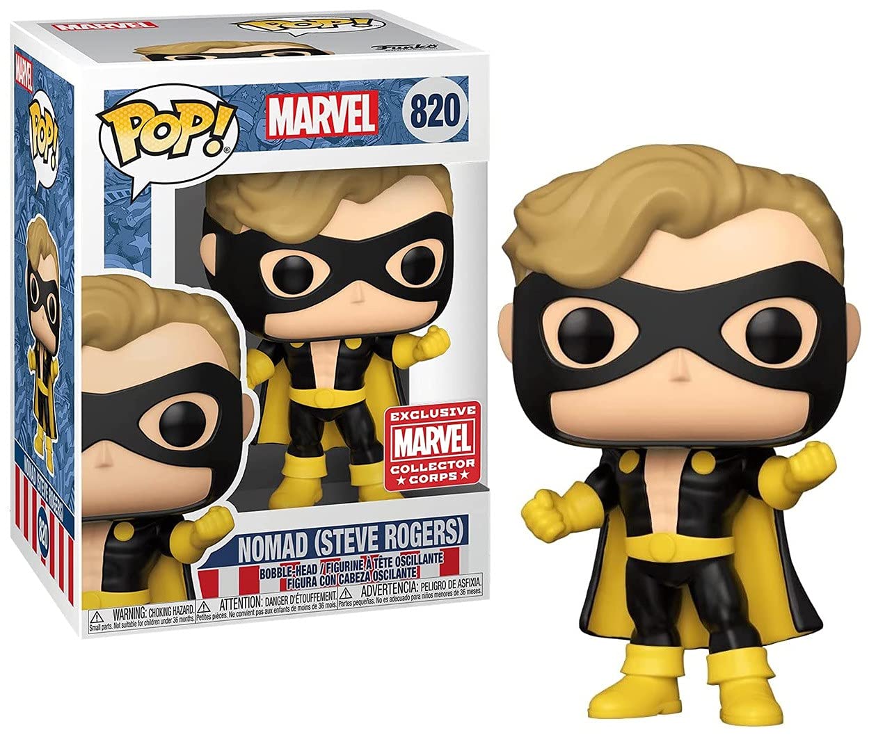 Funko Pop ! Marvel 820 Nomad (steve rogers)