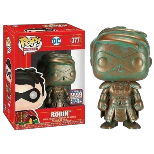 Funko Pop ! Heroes 377 Robin (patina)