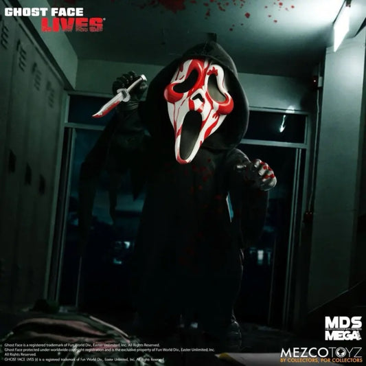 MEZCO MDS Ghost Face Bloody 15''