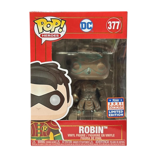 Funko Pop ! Heroes 377 Robin (patina)