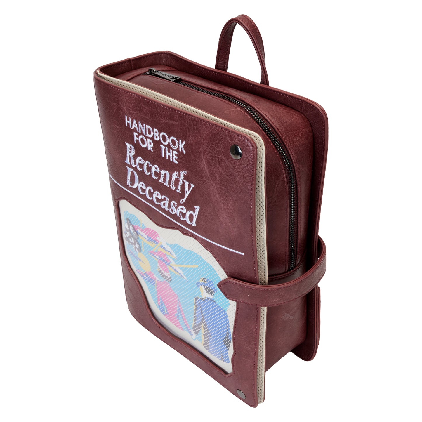 Loungefly Warner Brothers Beetlejuice Handbook For The Recently Deceased Mini backpack