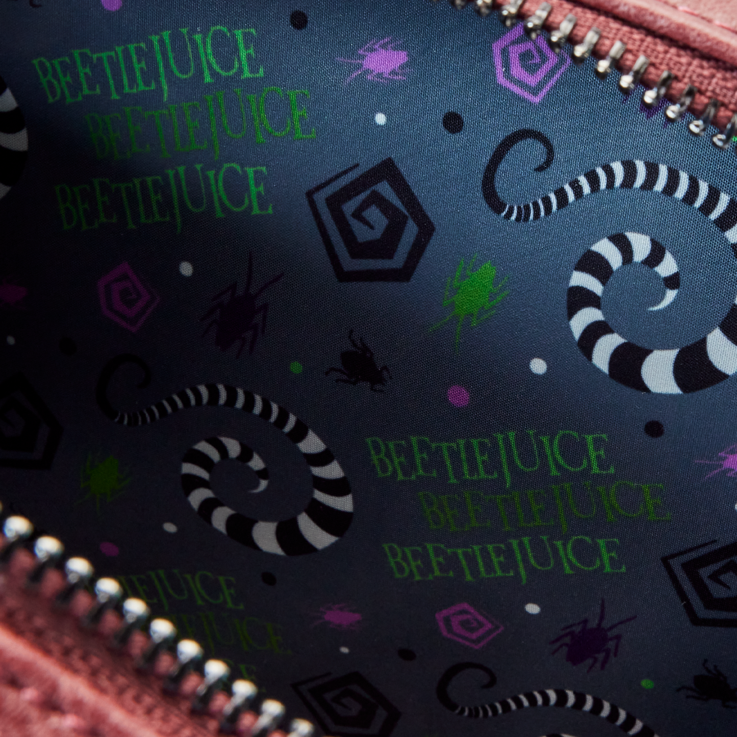 Loungefly Warner Brothers Beetlejuice Handbook For The Recently Deceased Mini backpack