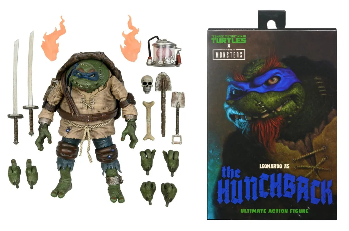 NECA - TMNT x Universal Monsters , Leonardo as The hunchback