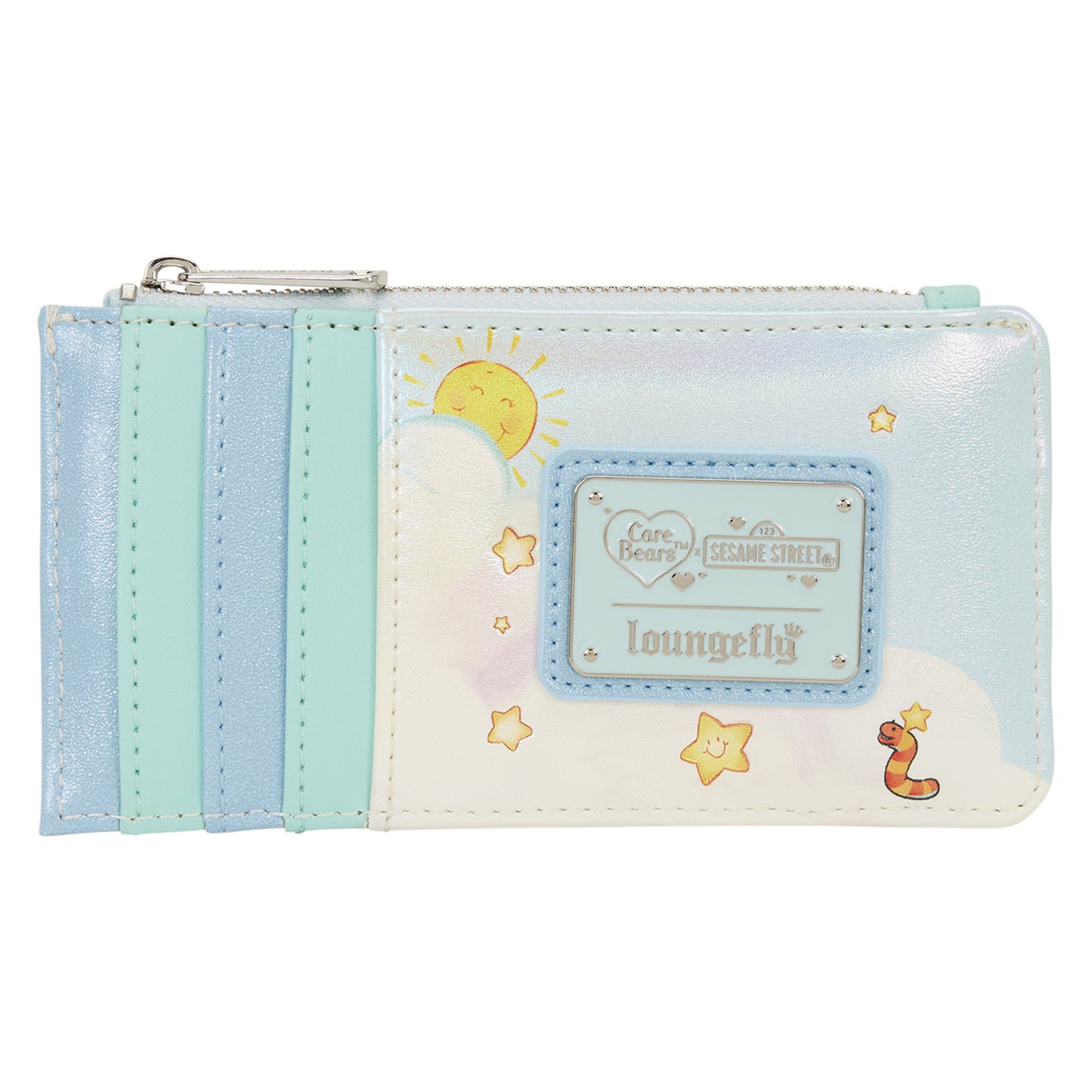 Loungefly Care Bears X Sesame Street Large Card Holder