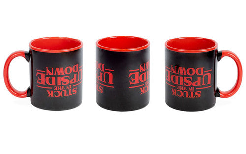 Stranger things mug stuck in the upside down