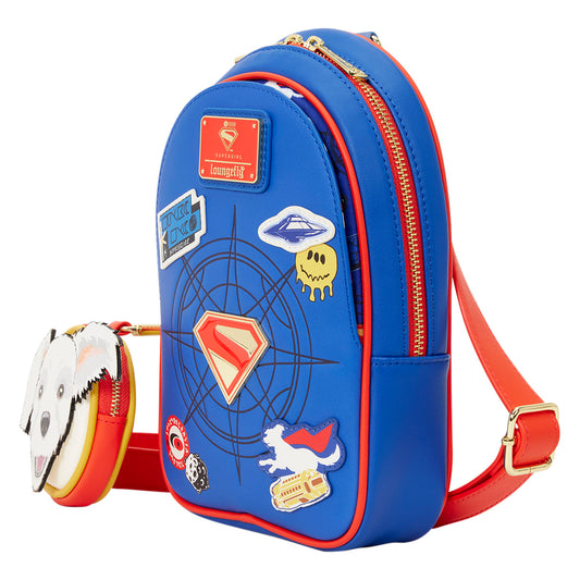 Loungefly DC Supergirl Krypto Sling Crossbody Bag