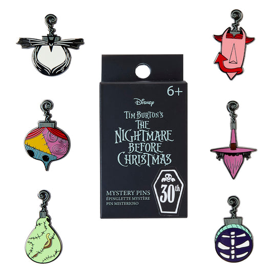 Loungefly Disney Nightmare Before Christmas Ornaments Blind Box Pin Set