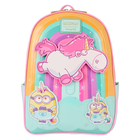 Loungefly Universal Minions Fluffy Unicorn Mini Backpack