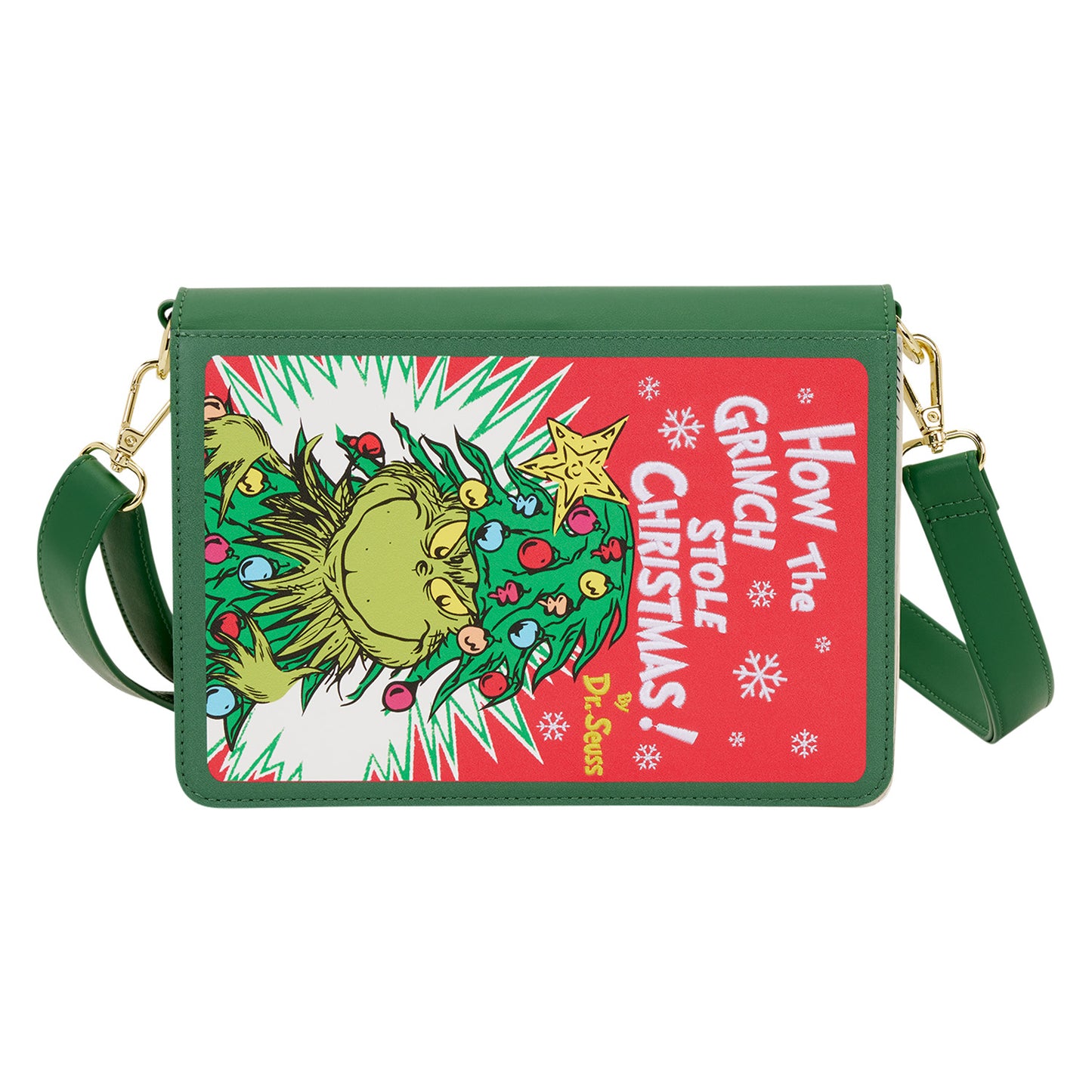 Loungefly Dr Seuss Grinch Holiday Crossbody