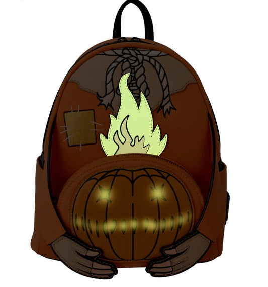 Loungefly Trick 'r Treat Flaming Head Sam Mini Backpack