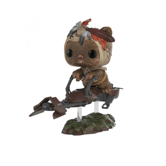 Funko Pop ! Star Wars 258 ewok with speeder bike