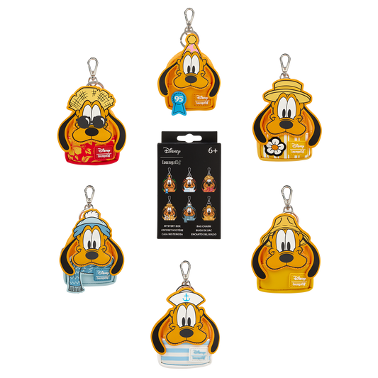 Loungefly Disney Pluto 95th Anniversary Mystery Mini Backpack Charms