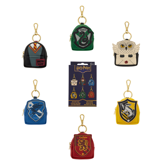 Loungefly Warner Brothers Harry Potter Cosplay Mystery Mini Backpack Bag Charm