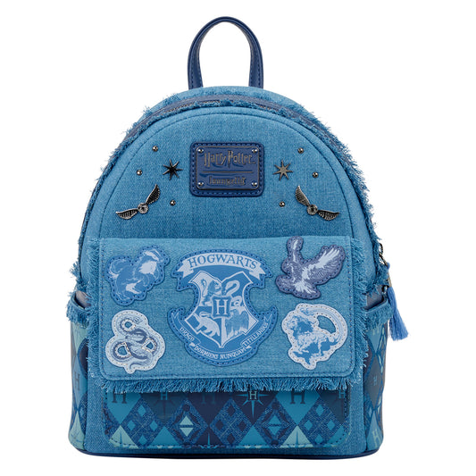 Loungefly Warner Brothers Harry Potter Denim Mini Backpack