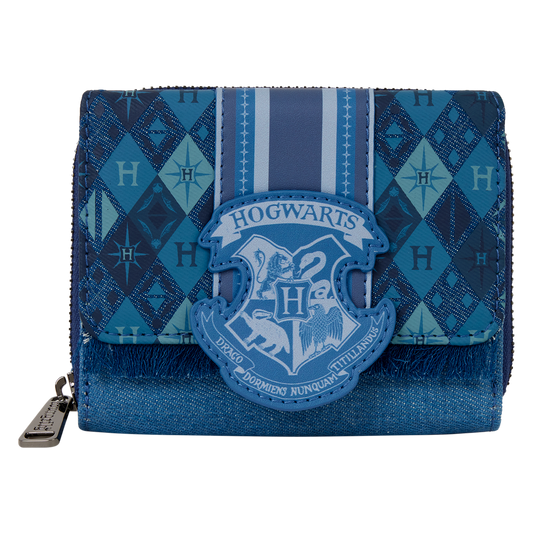 Loungefly Warner Brothers Harry Potter Denim Tri-Fold Wallet