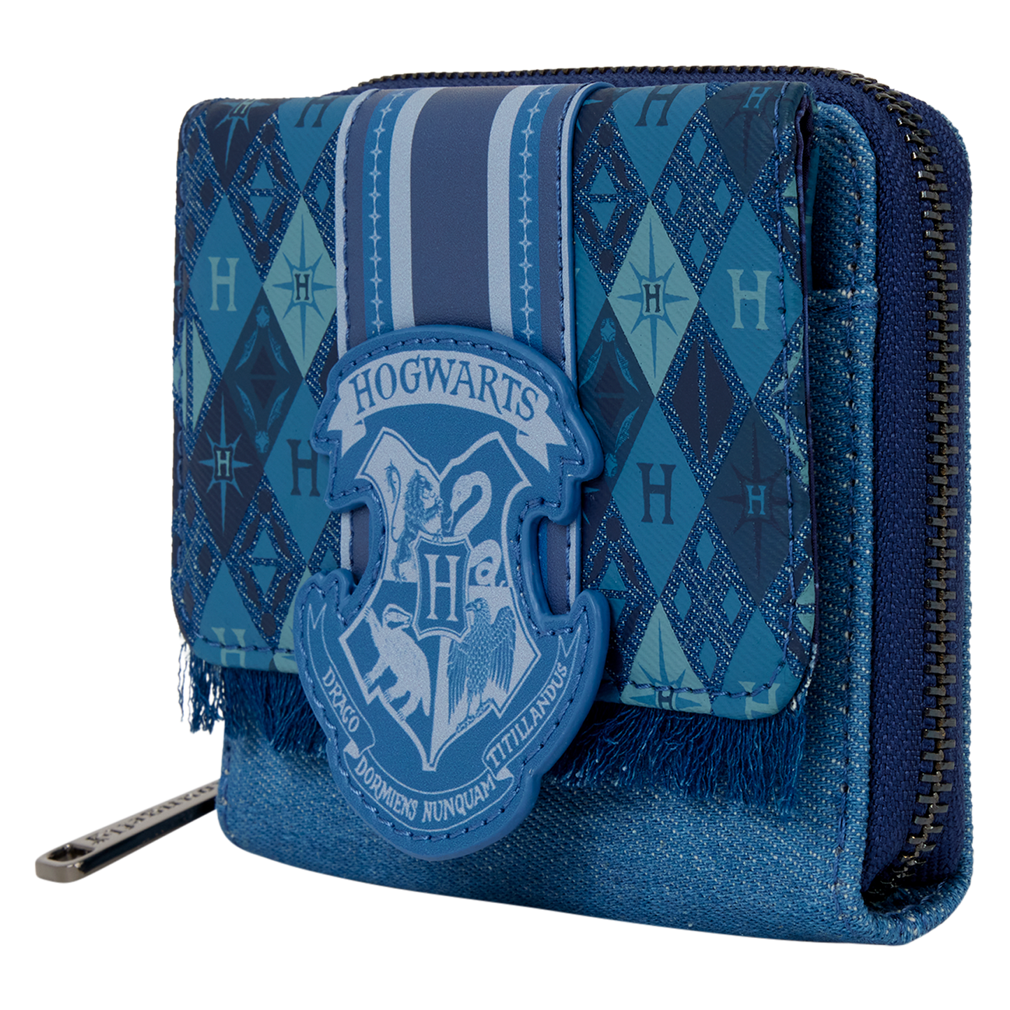 Loungefly Warner Brothers Harry Potter Denim Tri-Fold Wallet