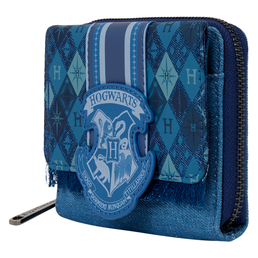 Loungefly Warner Brothers Harry Potter Denim Tri-Fold Wallet