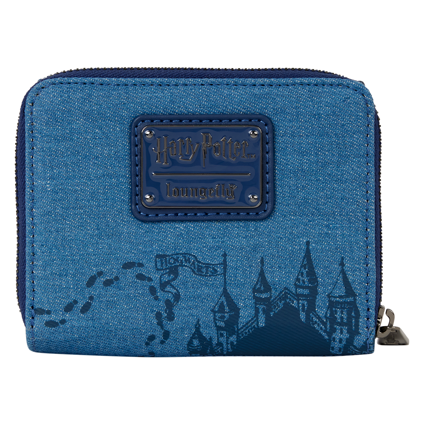 Loungefly Warner Brothers Harry Potter Denim Tri-Fold Wallet