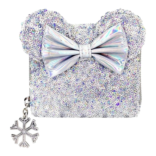 Loungefly Minnie Mouse Iridescent Snowflake Wallet
