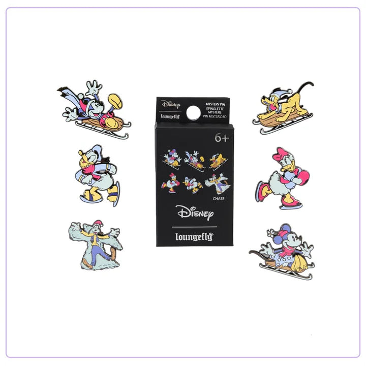Loungefly Disney Mickey And Friends Winter Wonderland Mystery Pin