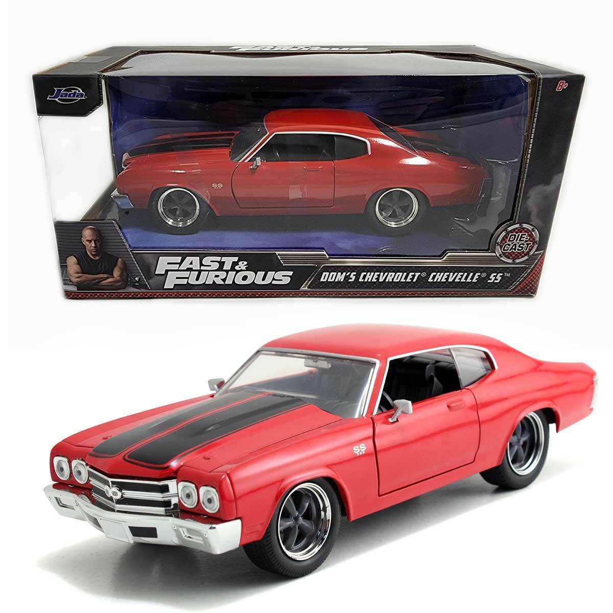 Jada Die-Cast 1:24 Scale Fast & Furious Doms Chevelle ss Red
