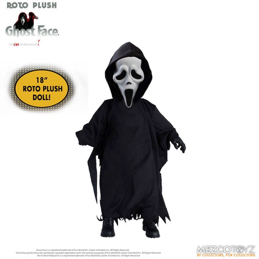 MEZCO 18” MDS ROTO Plush : Ghost Face