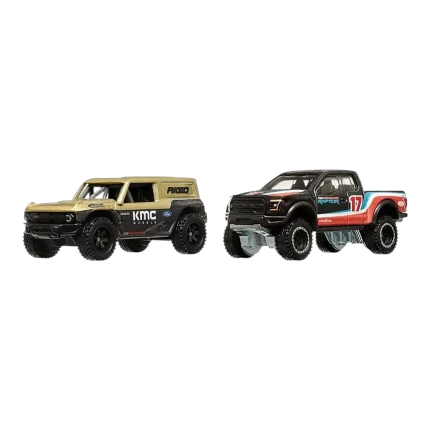 Hot Wheels Premium - 2 Pack : Ford Bronco R & Ford F-150 Raptor