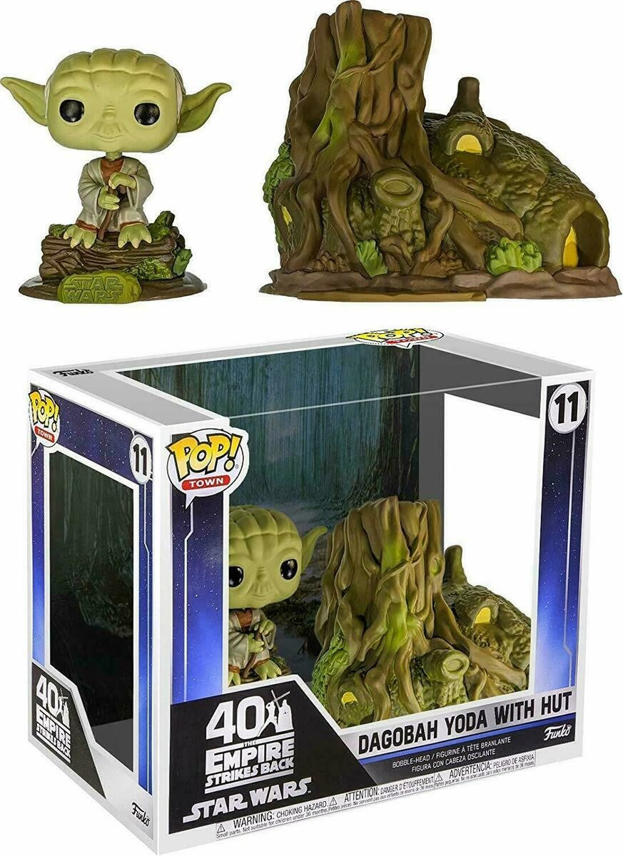 Funko Pop ! Star Wars 11 Dagobah Yoda with hut