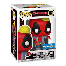 Funko Pop ! Marvel 781 Construction worker Deadpool