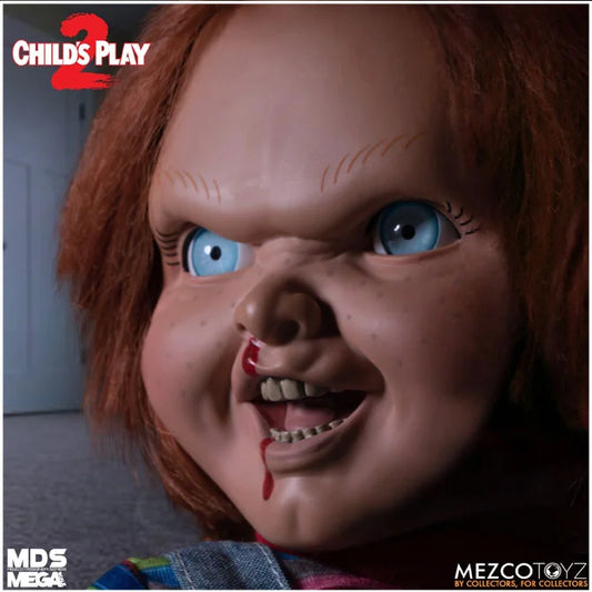 MEZCO 15” MDS Mega Scale Figure with sound : Chucky , menacing , Nose Bleed