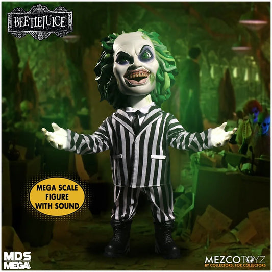 MEZCO 15” MDS Mega Scale Figure with sound : Beetlejuice