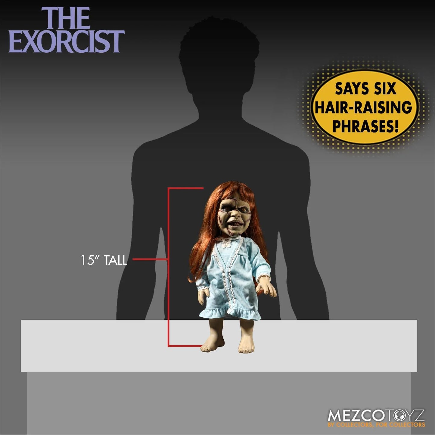 MEZCO 15” MDS Mega Scale Figure with sound : The Exorcist