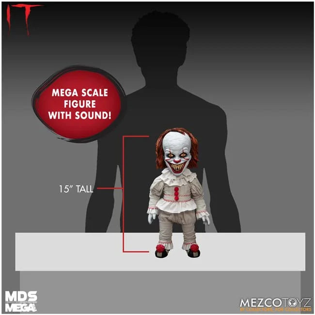 MEZCO 15” MDS Mega Scale Figure with sound : Sinister Pennywise