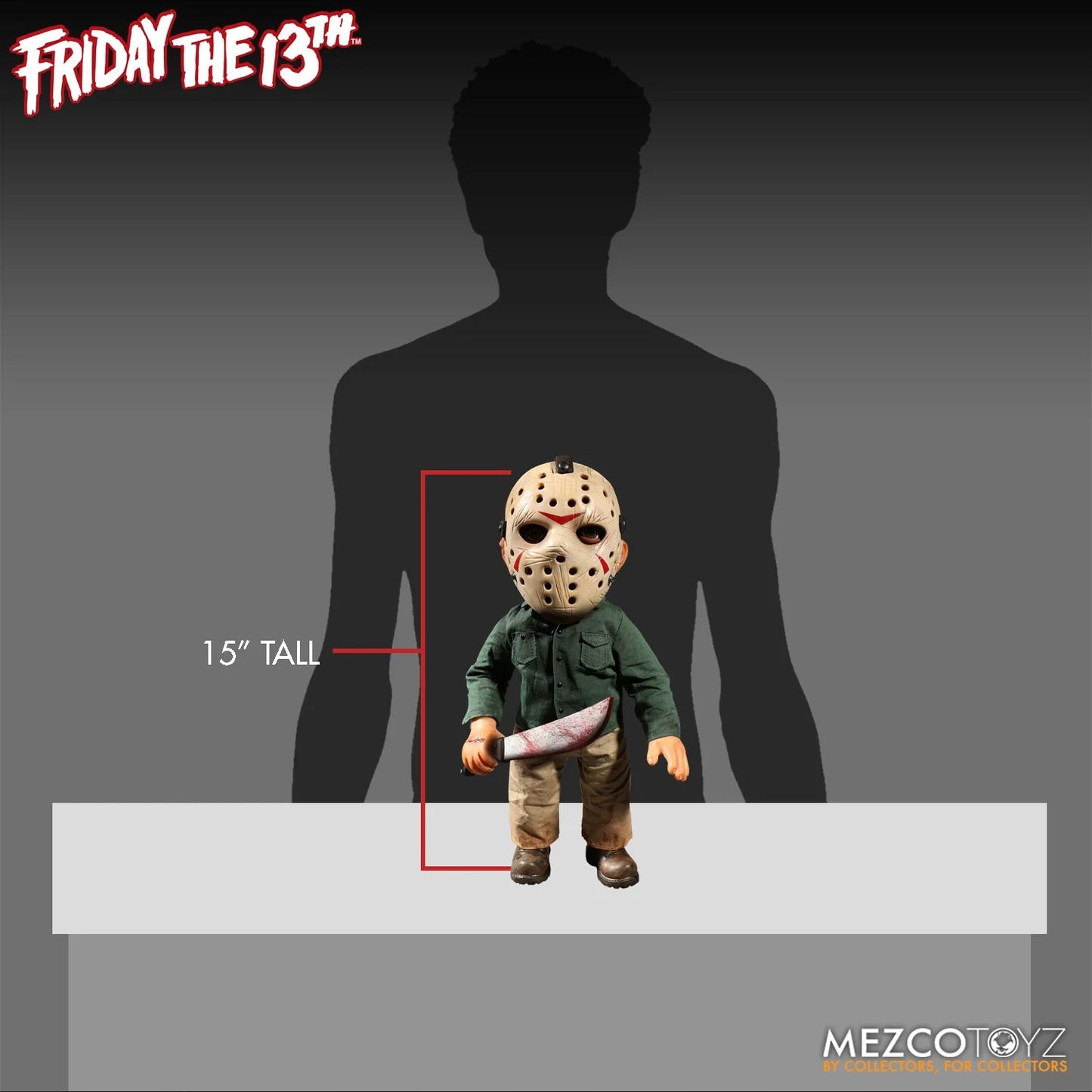 MEZCO 15” MDS Mega Scale Figure with sound : Jason Vorhees , Friday 13th