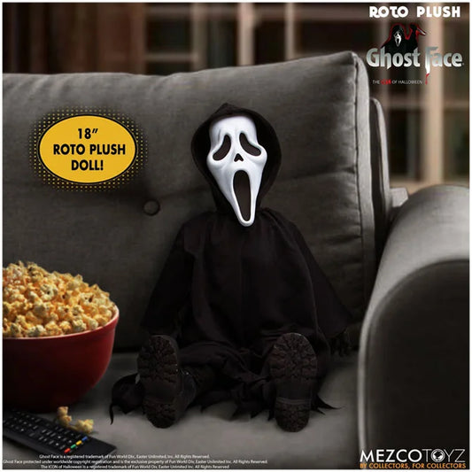 MEZCO 18” MDS ROTO Plush : Ghost Face