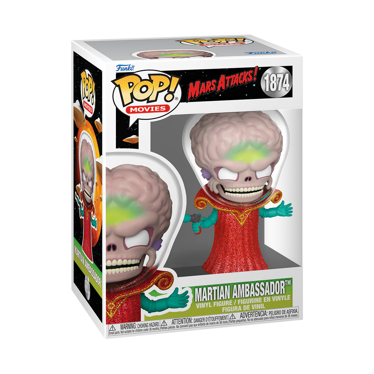 Funko Pop ! Movies 1874 Martian Ambassador