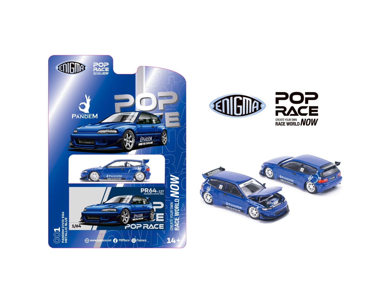 Enigma Pop Race #1 - Pandem Civic EG6