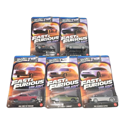 Hot Wheels Fast & Furious Villains Full Set