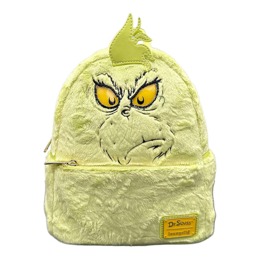 Loungefly Dr Seuss Plush Grinch Light Up Cosplay Mini Backpack