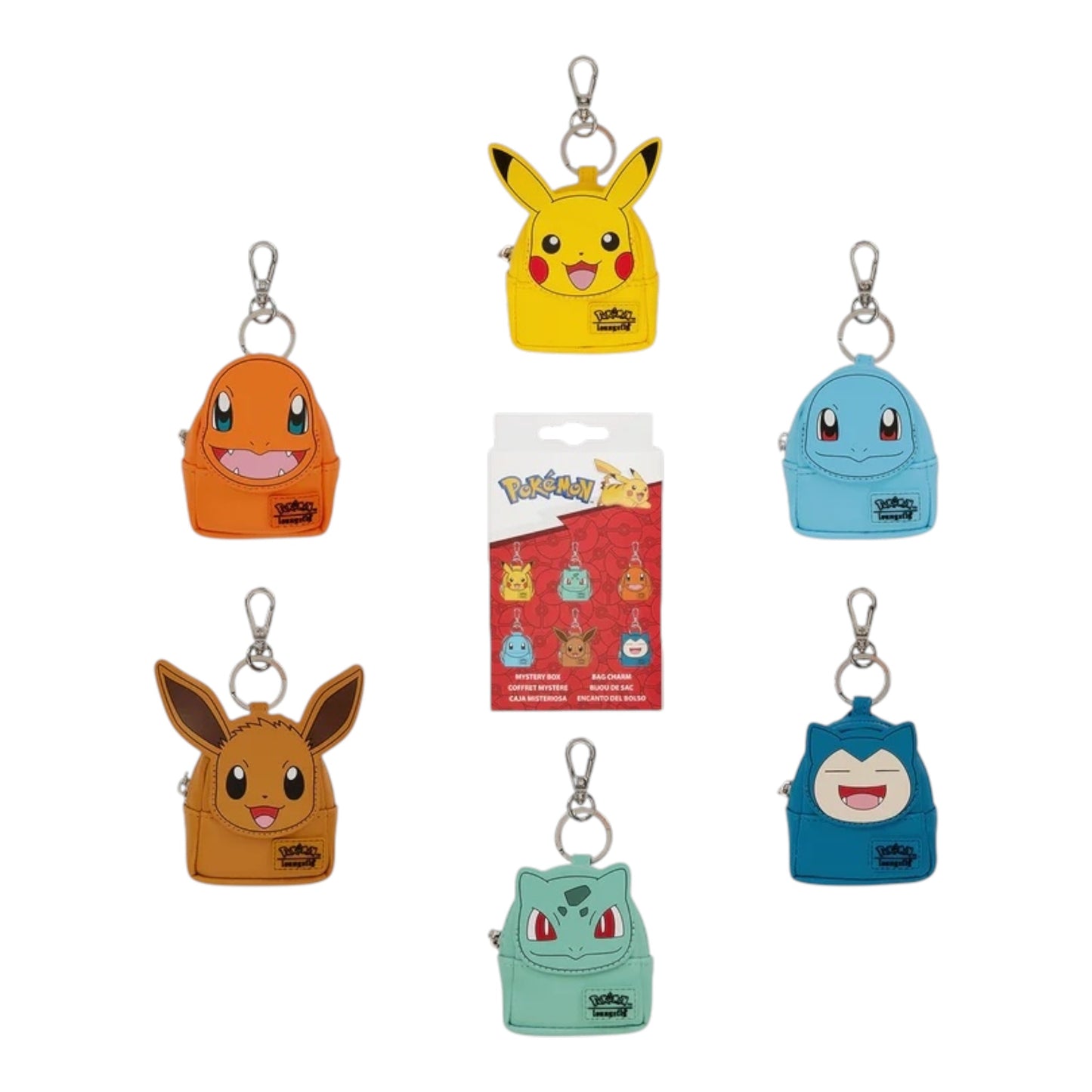Loungefly Pokemon Mystery Mini Backpack Bag Charm