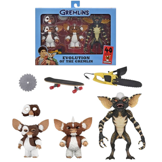 NECA - Gremlins "EVOLUTION OF THE GREMLIN" 7" Scale figures ( set of 3)