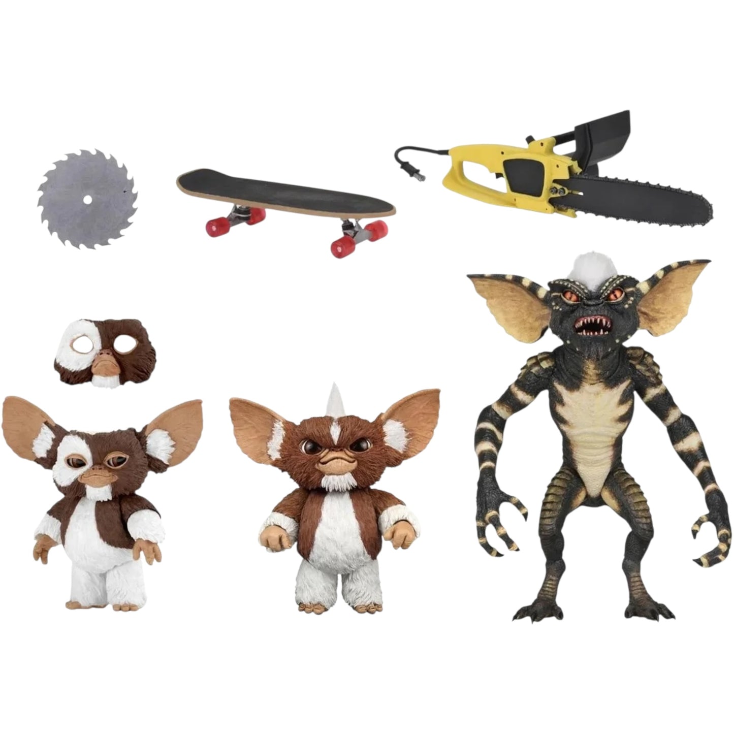 NECA - Gremlins "EVOLUTION OF THE GREMLIN" 7" Scale figures ( set of 3)